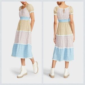 Betsey Johnson Tiered Maxi Dress